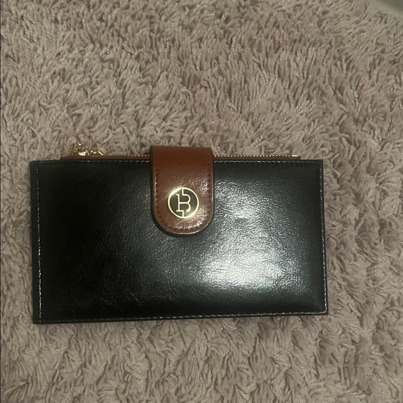 Bostanten Handbags - Elegant Black and Brown Wallet